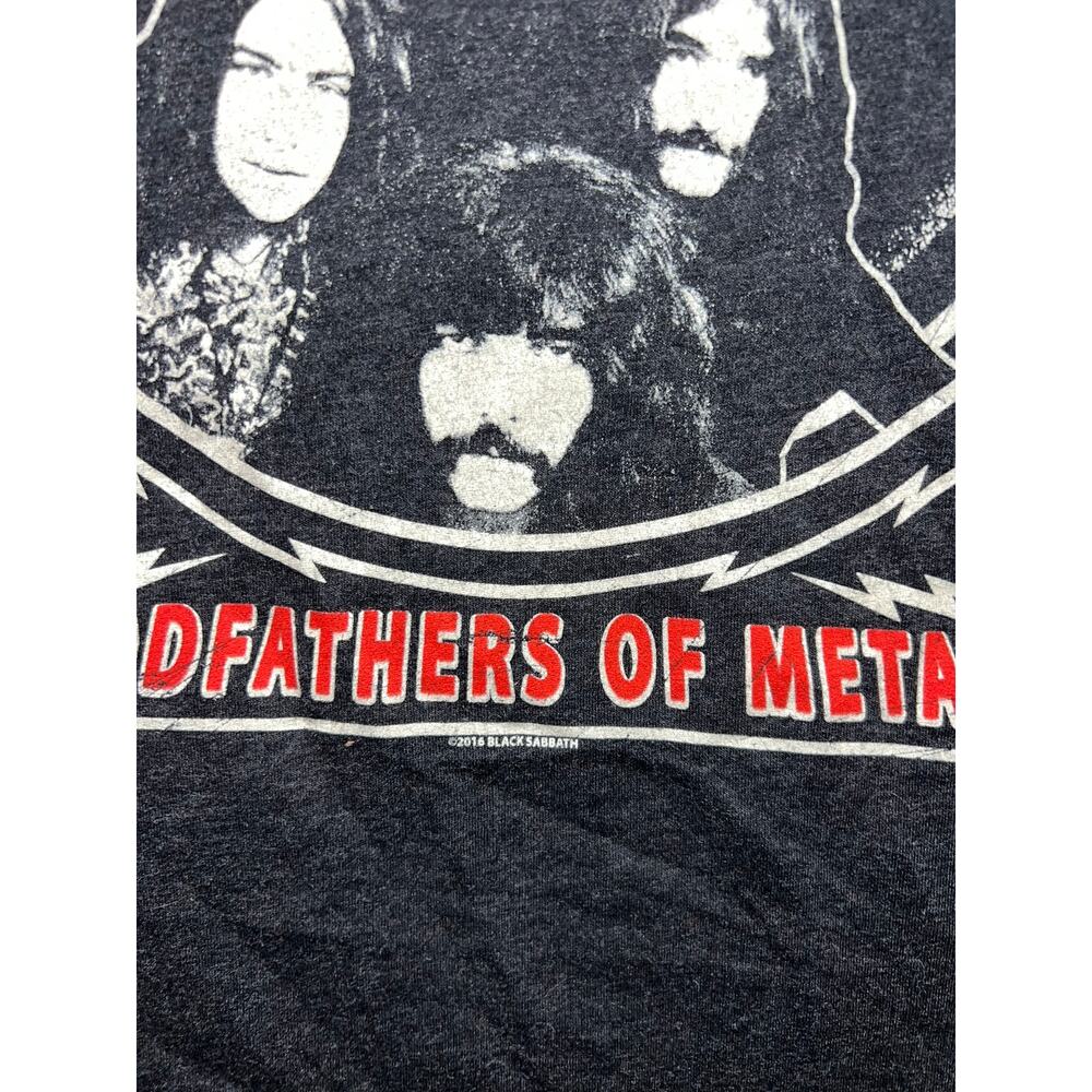 Black Sabbath The End Tour Shirt 2016 Concert Godfathers Of Metal Gray Tee M - Picture 3 of 8
